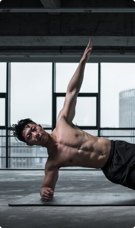 A Person doing yoga - PushPress Gym Management Software
