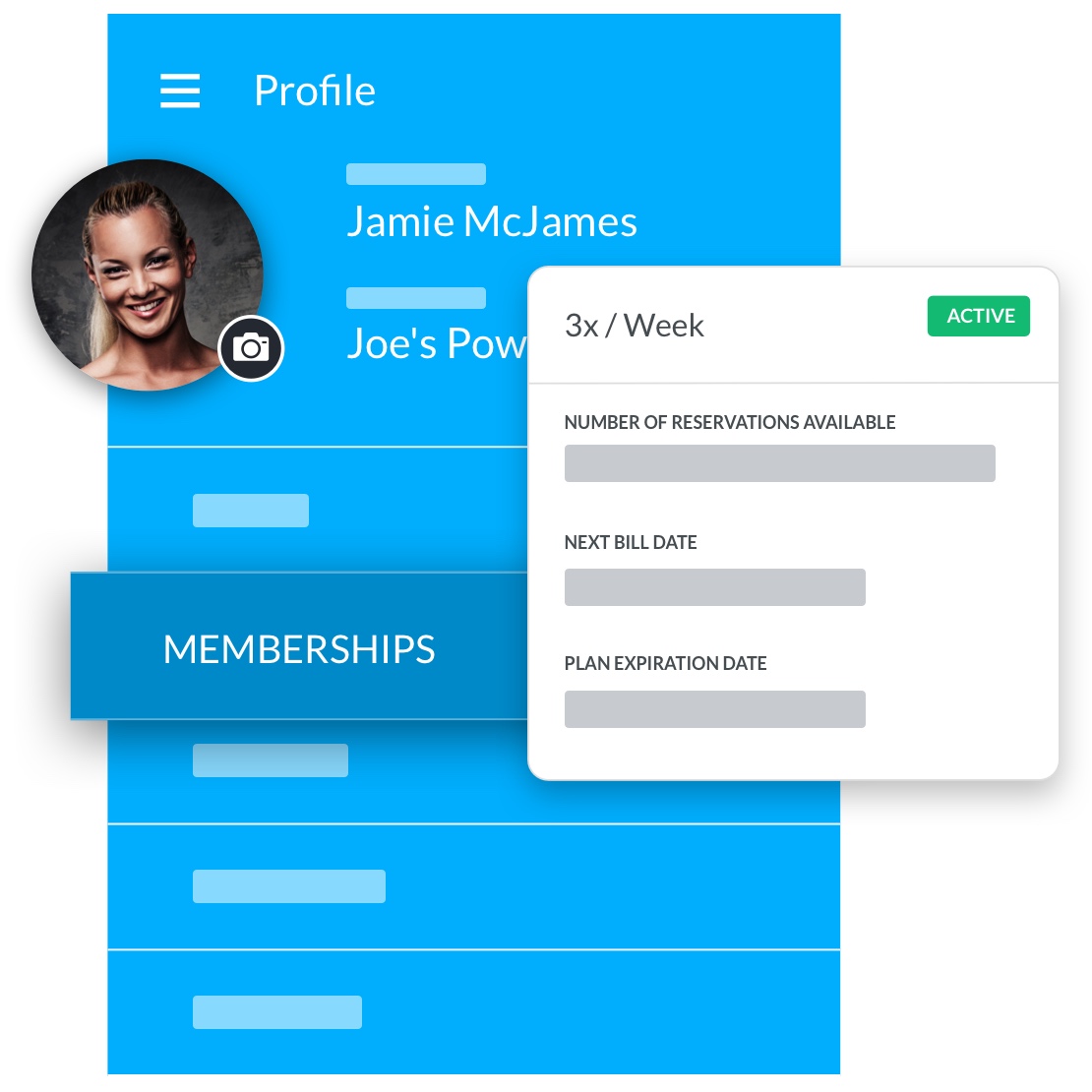 bodybuilding gym software member profile management