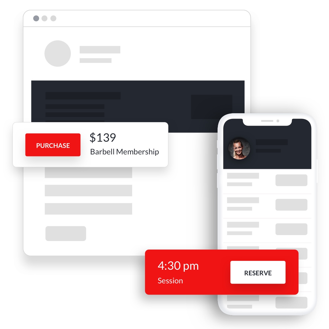 sports performance gym software online purchase reserve