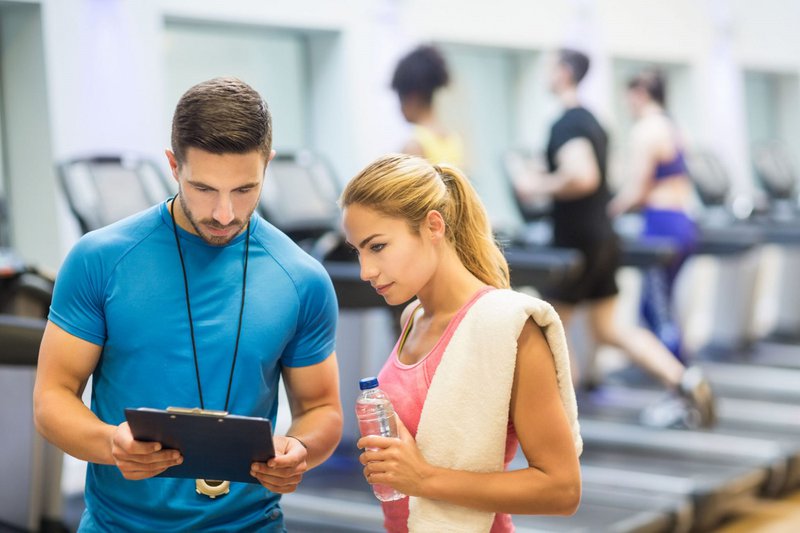 Survey gym members about important topics