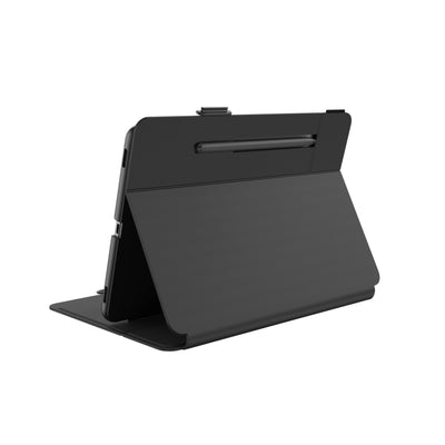 Three-quarter view of back of the case, using view stand formation