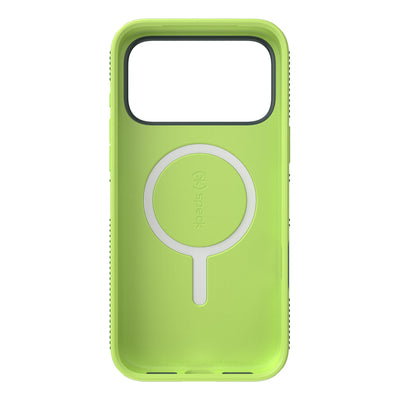 Inside view of empty phone case from straight-on#color_neo-drab-glow-green