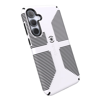 Tilted three-quarter angled view of back of phone case