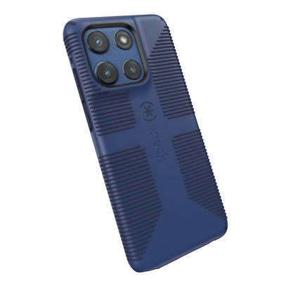 Tilted three-quarter angled view of back of phone case