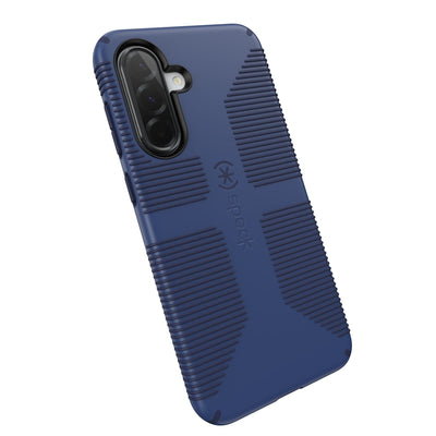 Tilted three-quarter angled view of back of phone case