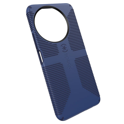 Tilted three-quarter angled view of back of phone case
