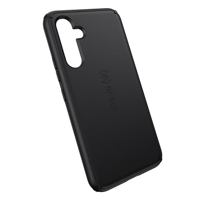 Tilted three-quarter angled view of back of phone case