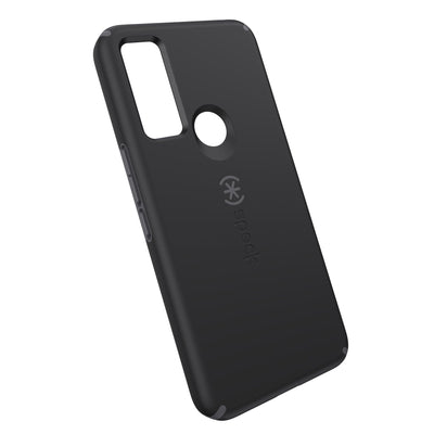 Tilted three-quarter angled view of back of phone case