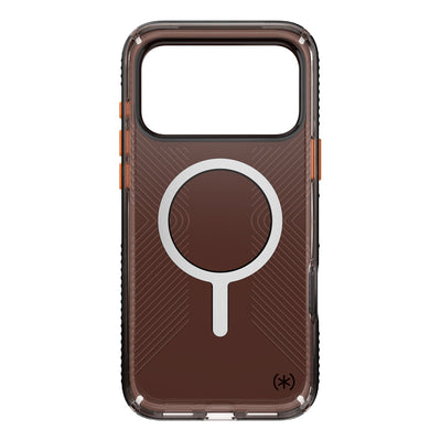 Inside view of empty phone case from straight-on#color_luxury-shade-matte-orange
