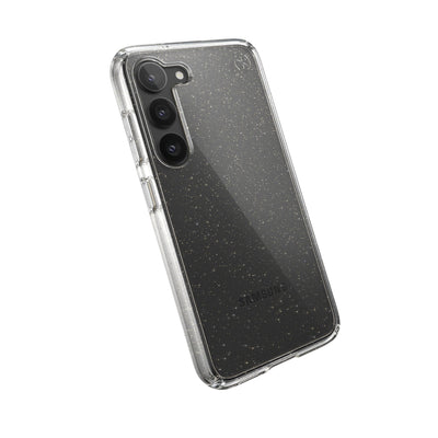 Tilted three-quarter angled view of back of phone case