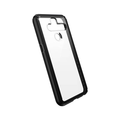 Speck LG V50 ThinQ Clear/Black Presidio V-Grip LG V50 ThinQ Cases Phone Case