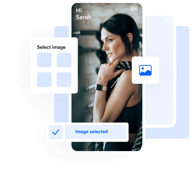 loading screen and info about PushPress branded gym member app